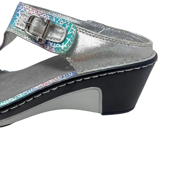 ALEGRIA Lara Pretty Baby Leather Wedge‎ Sandals  **NWOB - Picture 7 of 14